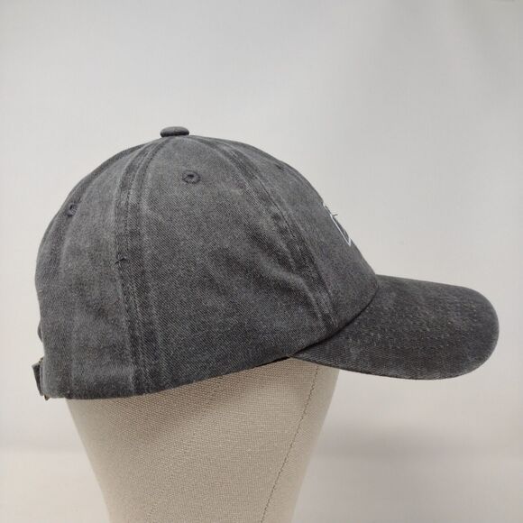 What A Difference A DAVE Makes Slideback Hat Gray OSFA Adjustable 6 Panel Cotton - Picture 4 of 8